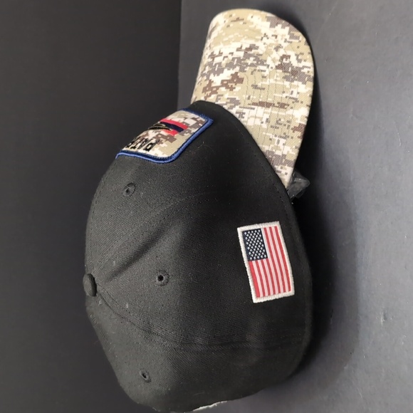 New Era,NFL Patriots Men's Black/Tan Camo Fitted Hat,Size L. - Picture 4 of 9